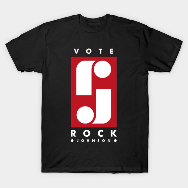 Vote Rock Johnson - JohnsonHanks2020 T-Shirt by RetroReview